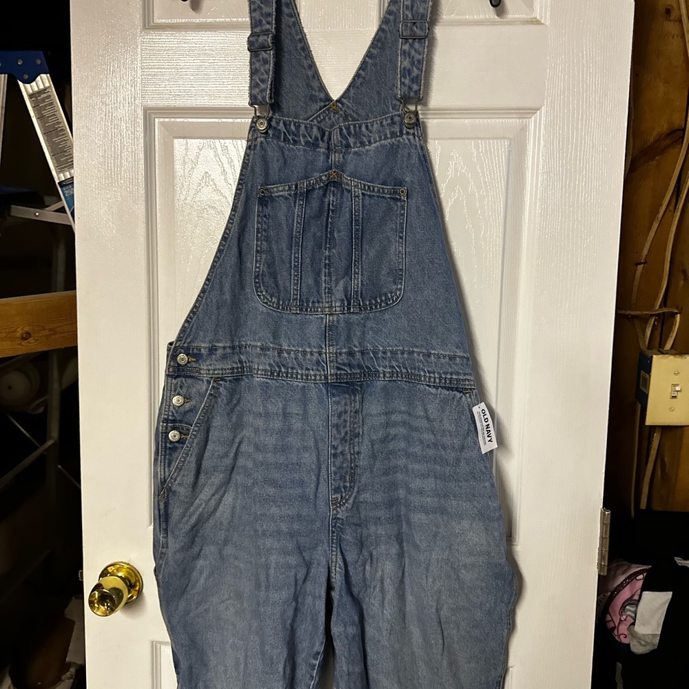 Old Navy Light Blue Denim Overalls